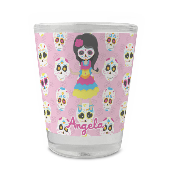 Kids Sugar Skulls Glass Shot Glass - Standard - FRONT