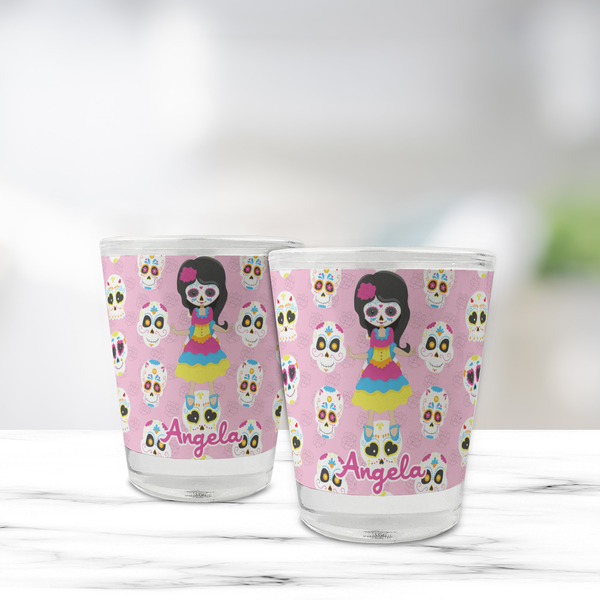 Kids Sugar Skulls Glass Shot Glass - Standard - LIFESTYLE