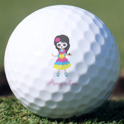 Kids Sugar Skulls Golf Balls - Non-Branded - Set of 12 (Personalized)