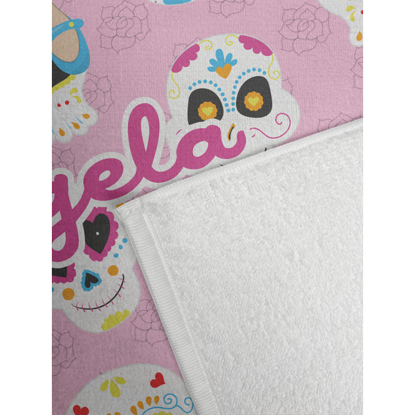 Kids Sugar Skulls Golf Towel - Detail