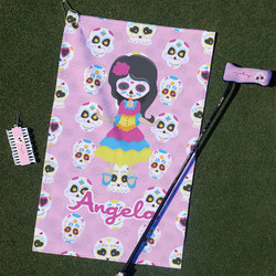 Kids Sugar Skulls Golf Towel Gift Set (Personalized)