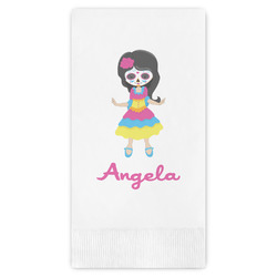 Kids Sugar Skulls Guest Towels - Full Color (Personalized)
