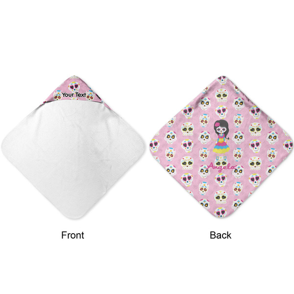 Kids Sugar Skulls Hooded Baby Towel- Approval
