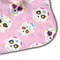 Kids Sugar Skulls Hooded Baby Towel- Detail Corner