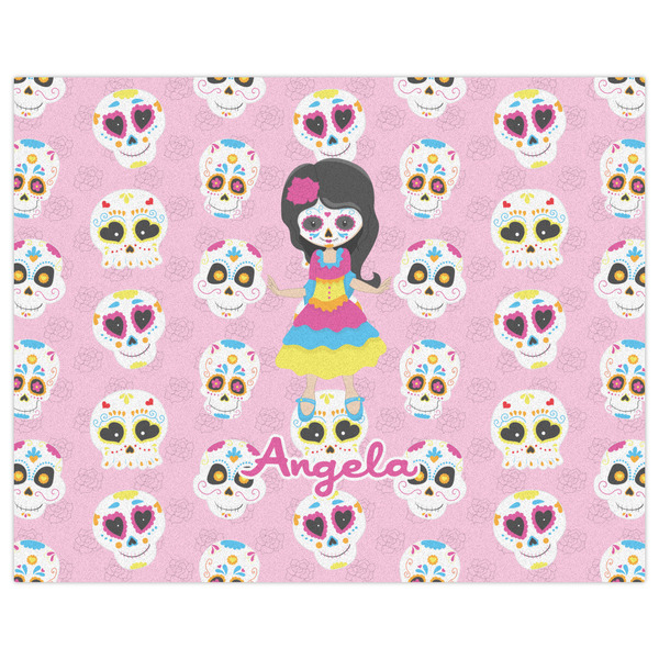 Kids Sugar Skulls Indoor / Outdoor Rug - 8'x10' - Front Flat