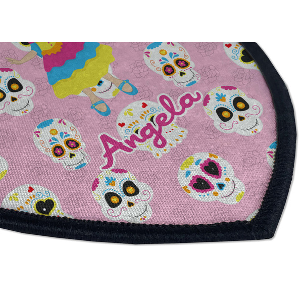Kids Sugar Skulls Iron on Shield 3 Detail