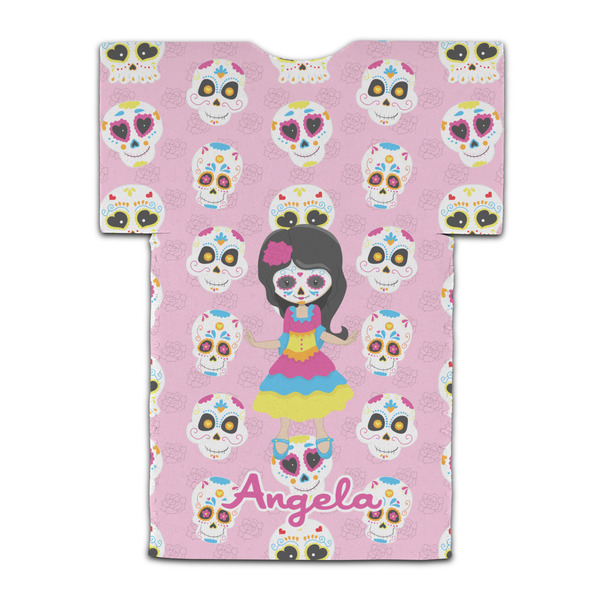 Kids Sugar Skulls Jersey Bottle Cooler - BACK (flat)