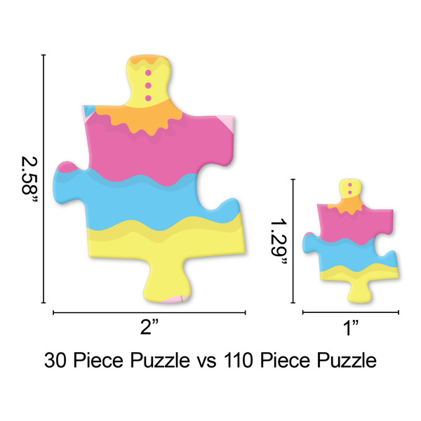 Kids Sugar Skulls Jigsaw Puzzle - Piece Comparison