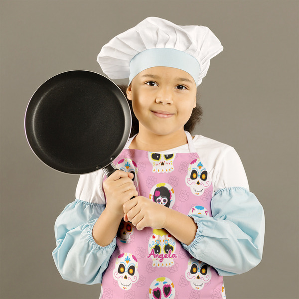 Kids Sugar Skulls Kid's Aprons - Medium - Lifestyle