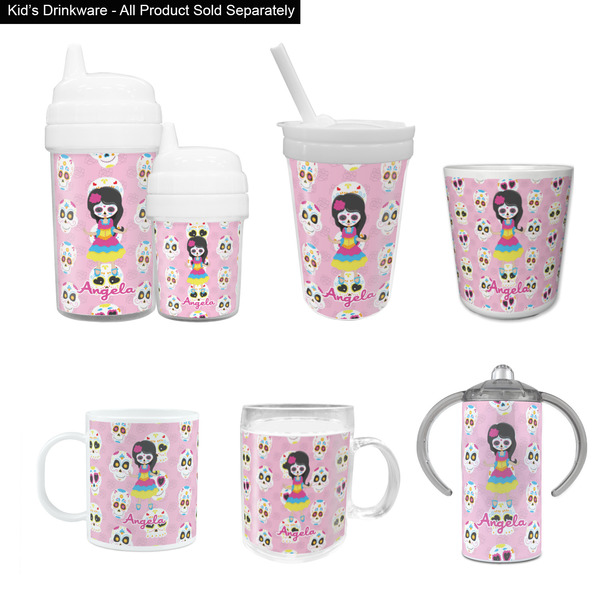Kids Sugar Skulls Kid's Drinkware - Customized & Personalized