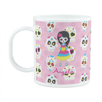Kids Sugar Skulls Plastic Kids Mug (Personalized)