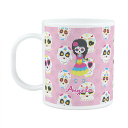 Kids Sugar Skulls Plastic Kids Mug (Personalized)