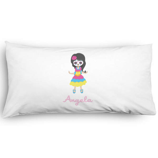 Custom Kids Sugar Skulls Pillow Case - King - Graphic (Personalized)