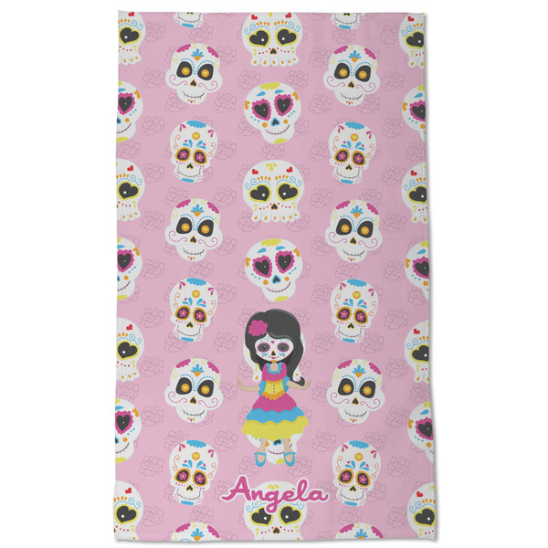 Kids Sugar Skulls Kitchen Towel - Poly Cotton - Full Front