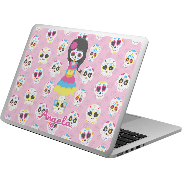 Custom Kids Sugar Skulls Laptop Skin - Custom Sized (Personalized)
