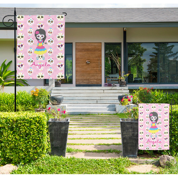 Kids Sugar Skulls Large Garden Flag - LIFESTYLE