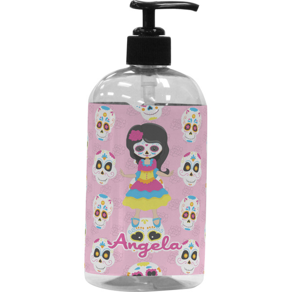 Custom Kids Sugar Skulls Plastic Soap / Lotion Dispenser (Personalized)