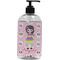 Kids Sugar Skulls Plastic Soap / Lotion Dispenser (16 oz - Large - Black) (Personalized)