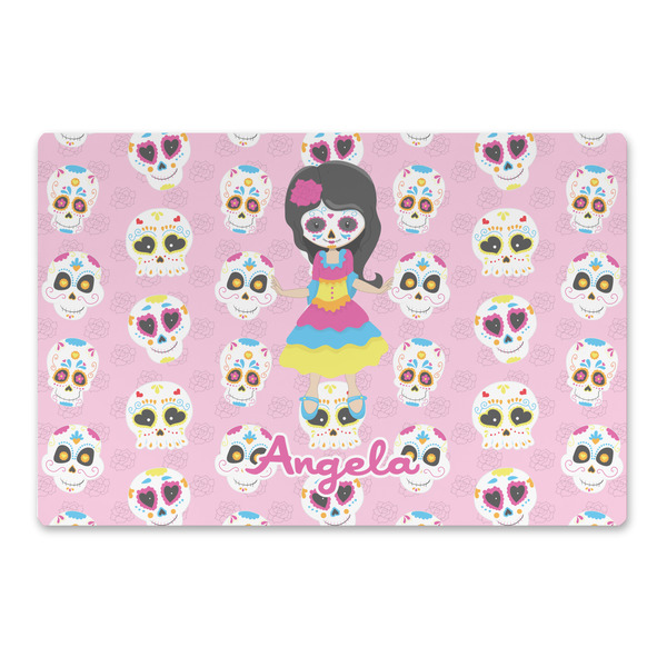 Custom Kids Sugar Skulls Large Rectangle Car Magnet (Personalized)