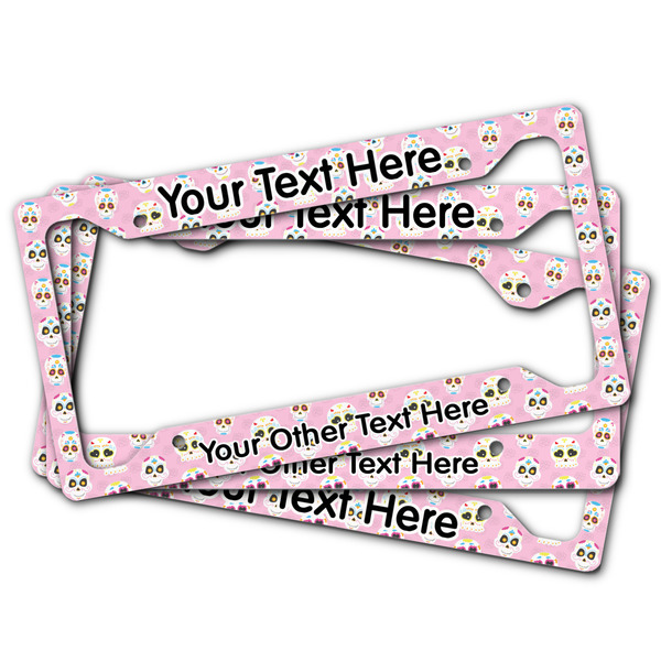 Kids Sugar Skulls License Plate Frames - (PARENT MAIN)