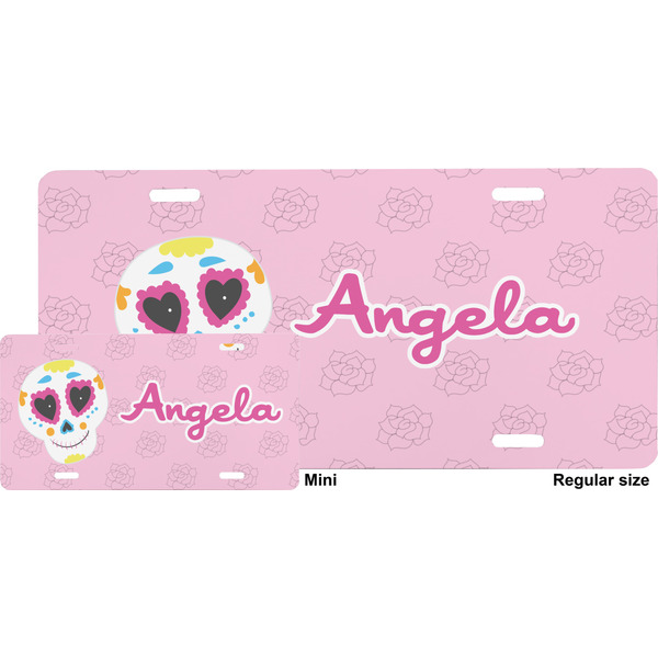 Kids Sugar Skulls License Plate (Sizes)