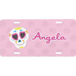 Kids Sugar Skulls Front License Plate (Personalized)