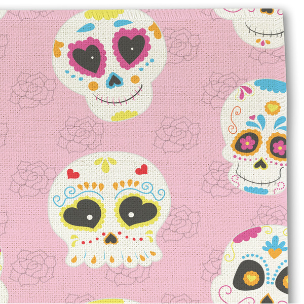 Kids Sugar Skulls Linen Placemat - DETAIL
