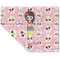 Kids Sugar Skulls Double-Sided Linen Placemat - Single w/ Name or Text