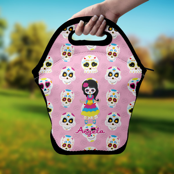 Kids Sugar Skulls Lunch Bag - Hand