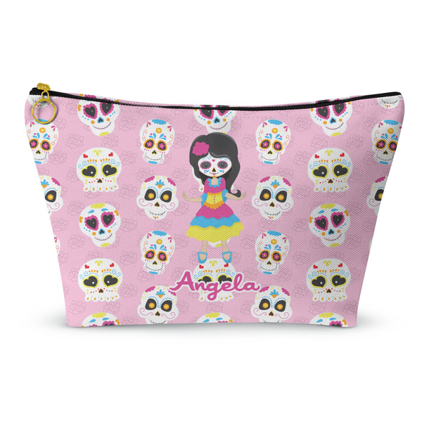 Custom Kids Sugar Skulls Makeup Bag - Small - 8.5"x4.5" (Personalized)