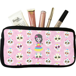 Kids Sugar Skulls Makeup / Cosmetic Bag - Small (Personalized)