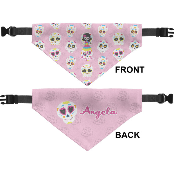 Kids Sugar Skulls Medium Dog Bandana Approval