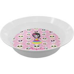 Kids Sugar Skulls Melamine Bowl - 12 oz (Personalized)