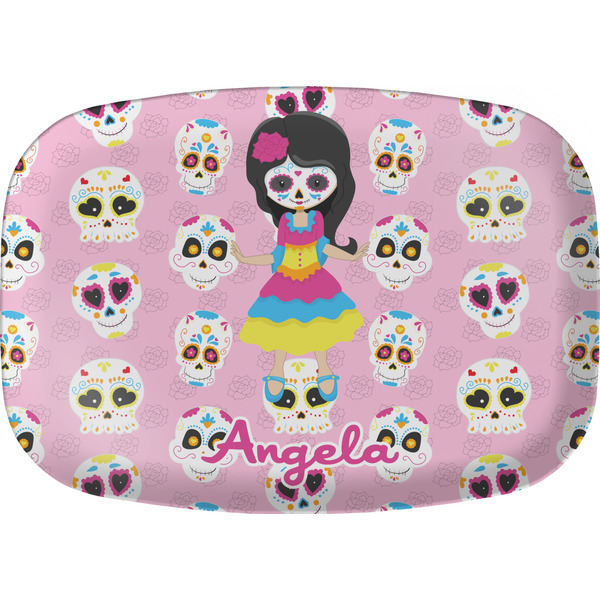 Custom Kids Sugar Skulls Melamine Platter (Personalized)