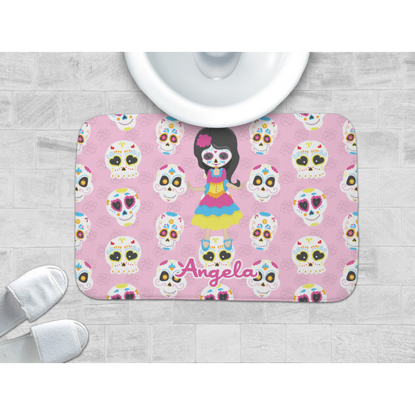 Kids Sugar Skulls Memory Foam Bath Mat - LIFESTYLE 34x21