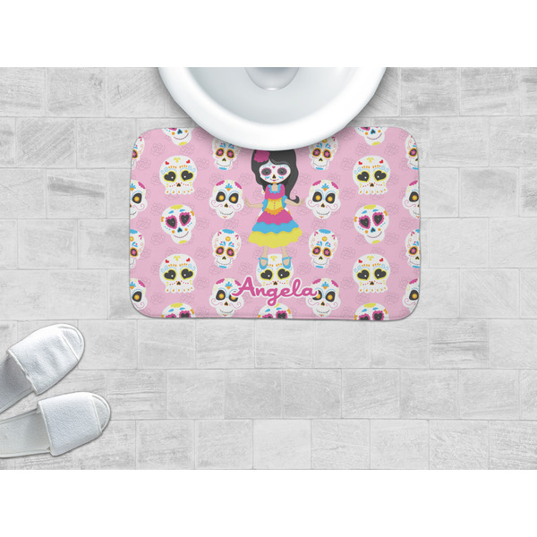 Kids Sugar Skulls Memory Foam Bath Mat - LIFESTYLE
