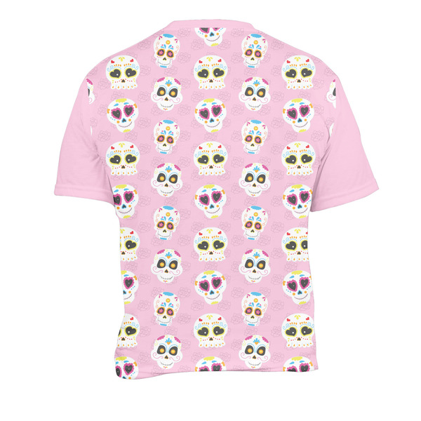 Kids Sugar Skulls Men's Crew Neck T Shirt Medium - Back