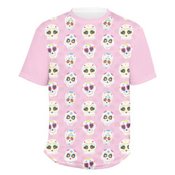 Kids Sugar Skulls Men's Crew T-Shirt (Personalized)