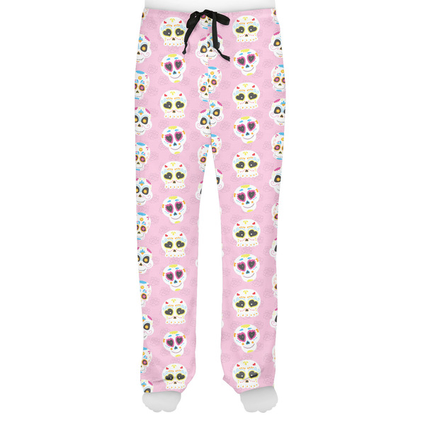 Kids Sugar Skulls Men's Pjs Front - on model