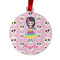 Kids Sugar Skulls Metal Ball Ornament - Double Sided w/ Name or Text