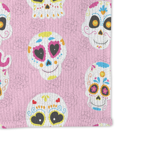 Kids Sugar Skulls Microfiber Dish Rag - DETAIL