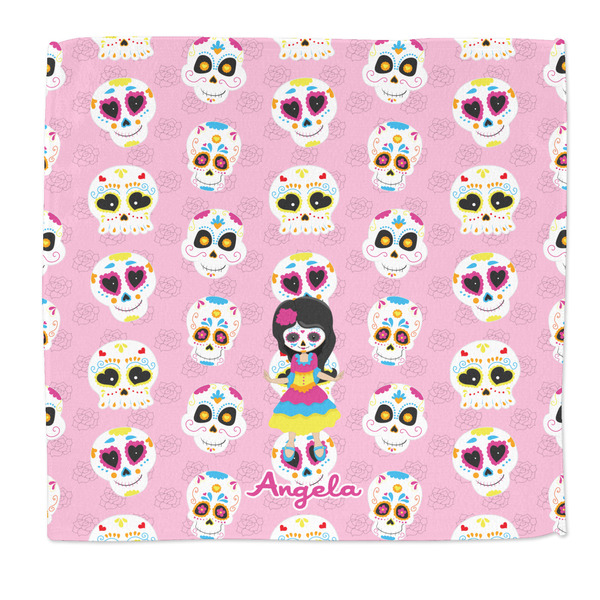 Custom Kids Sugar Skulls Microfiber Dish Rag (Personalized)