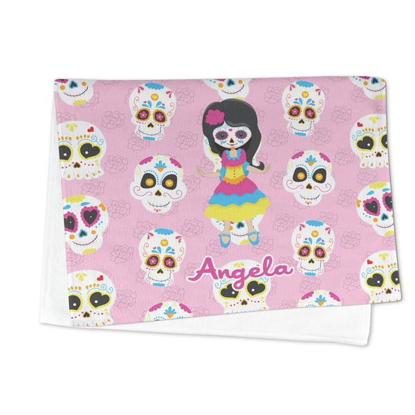 Kids Sugar Skulls Microfiber Dish Towel - FOLDED HALF