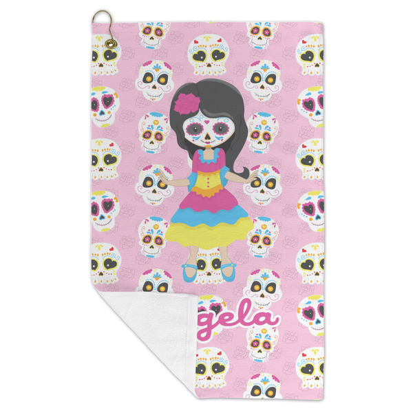 Kids Sugar Skulls Microfiber Golf Towels - FOLD