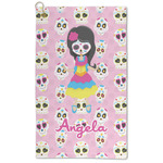 Kids Sugar Skulls Microfiber Golf Towel (Personalized)