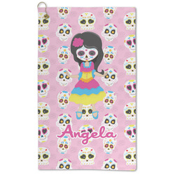 Kids Sugar Skulls Microfiber Golf Towel (Personalized)