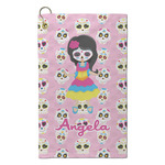 Kids Sugar Skulls Microfiber Golf Towel - Small (Personalized)