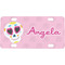 Kids Sugar Skulls Mini / Bicycle License Plate (4 Holes) (Personalized)