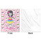 Kids Sugar Skulls Minky Blanket - 50"x60" - Single Sided - Front & Back