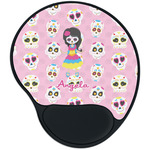 Kids Sugar Skulls Mouse Pad with Wrist Support